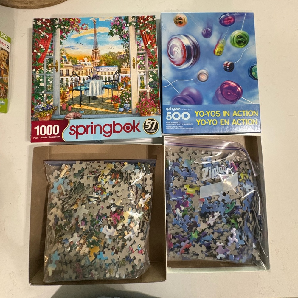 Springbok 1000 Piece Puzzle and Springbok 500 piece Puzzle Set